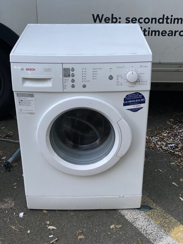 A Bosch Classic Washing Machine in White