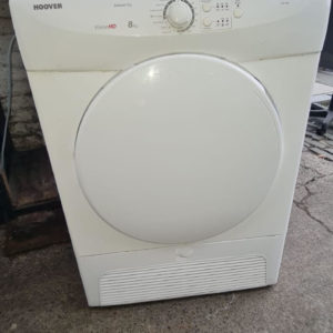 A White Hoover Vision Condenser Tumble Dryer