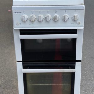 A Beko Gas Hob With Glass Top in White