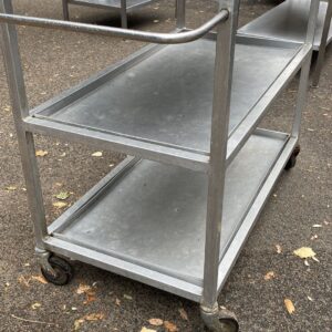 Three Tier Stainless Steel Stand Without Wheels Side