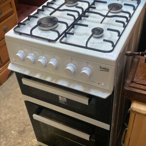 Beko 50 cm double oven gas cooker
