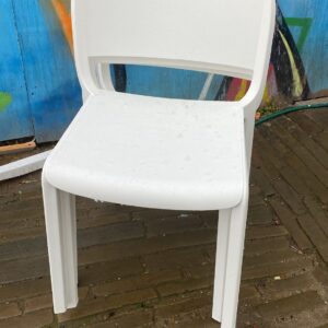 3 Pedrali white Polycarbonate Italian design Chairs